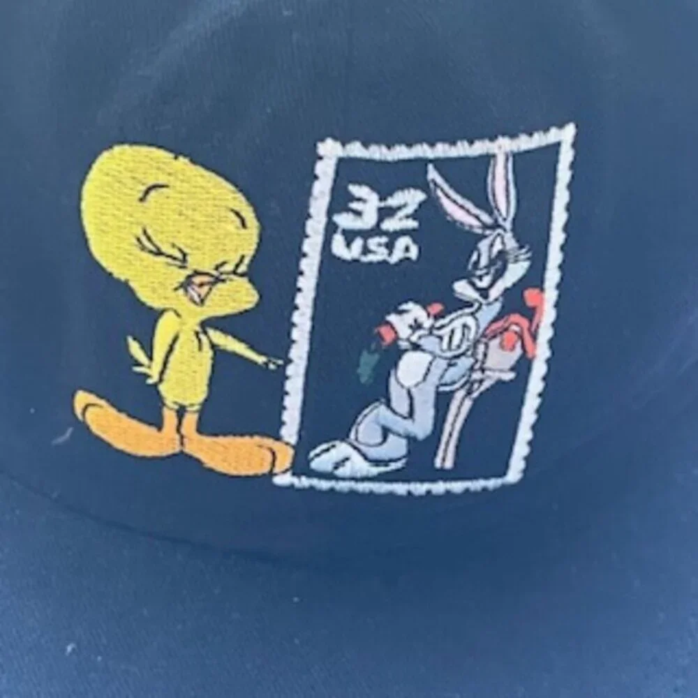 NEW‎ Vintage 1997 Bugs Bunny & Tweedy kids cap Looney Tunes adjustable hat